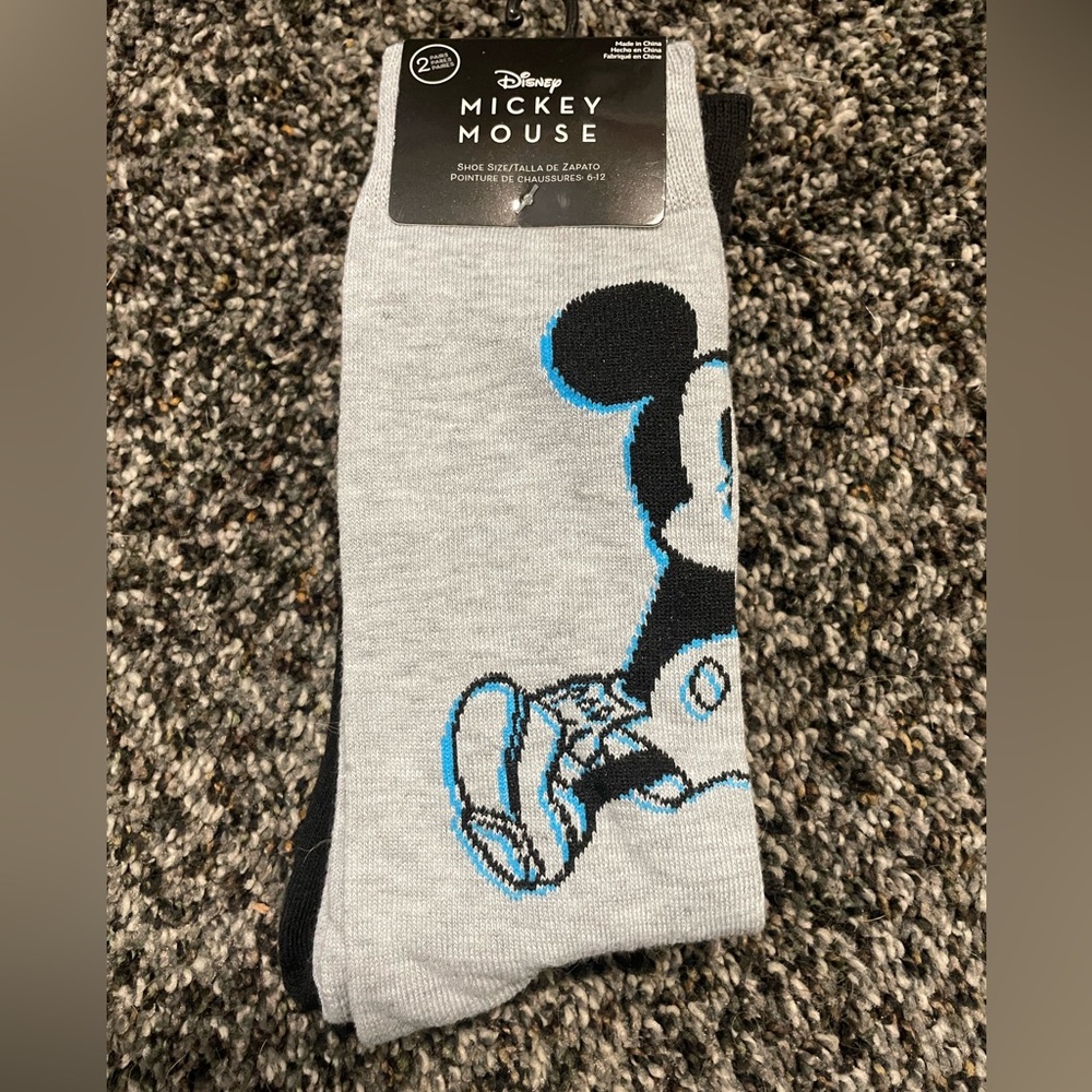 Mickey Mouse Men’s Socks NWT